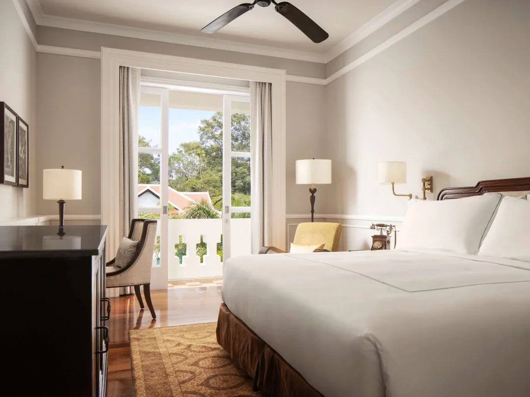Odysseys Travel - Raffles Grand Hotel d'Angkor - Rooms - State Room Pool View - Room