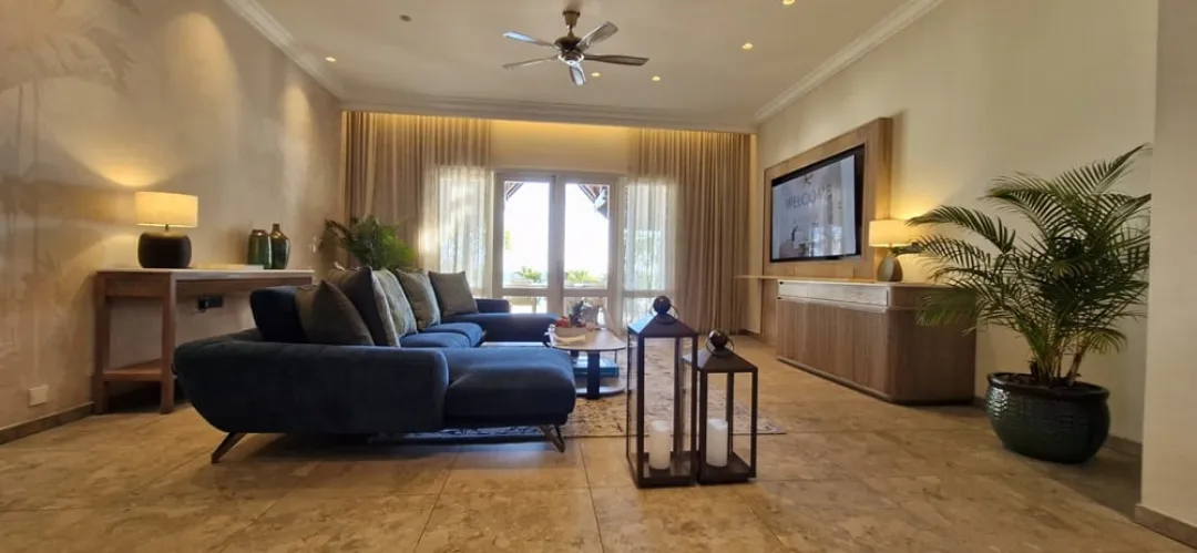 Odysseys Travel - Maradiva Villas Resort & Spa - Presidential Beachfront Pool Villa - Two Bedroom - Living Room