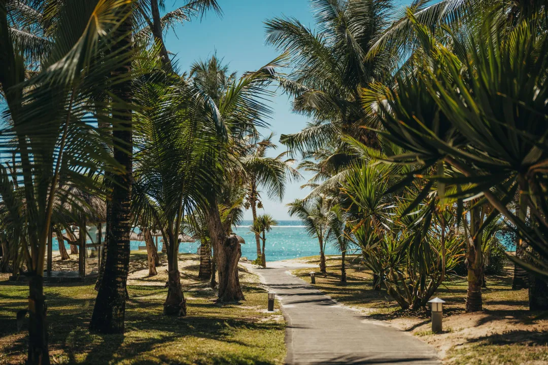 Odysseys Travel - Crystals Beach Resort Belle Mare - Garden Path