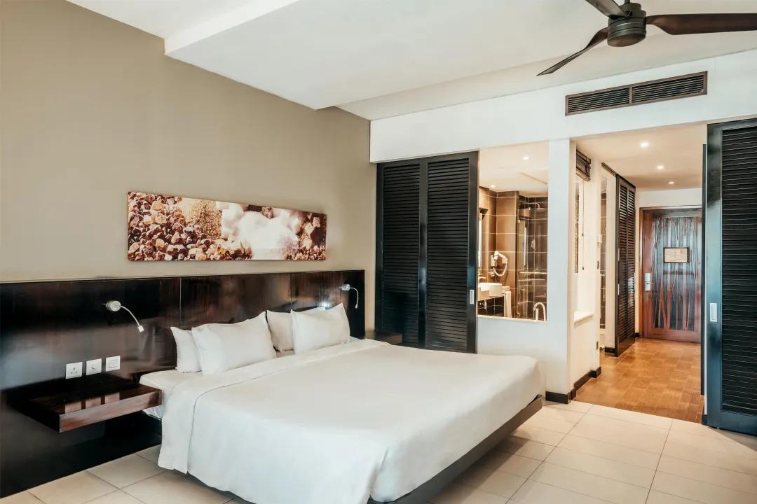 Odysseys Travel - Crystals Beach Resort Belle Mare - Premium Room Pool View - Bedroom View