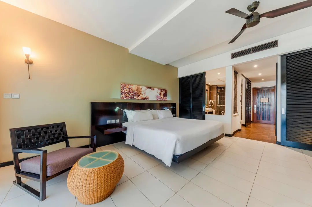 Odysseys Travel - Crystals Beach Resort Belle Mare - Premium Room Partial Ocean View - Bedroom