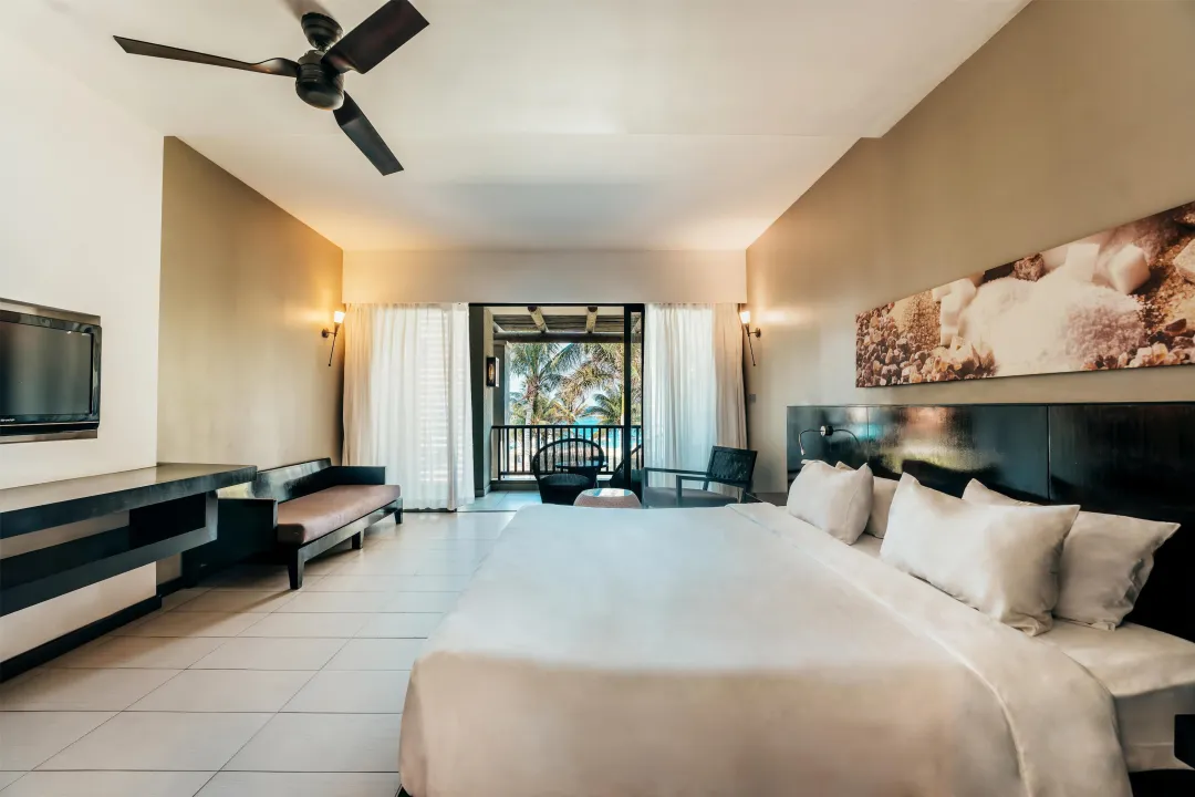 Odysseys Travel - Crystals Beach Resort Belle Mare - Premium Room Ocean View - Bedroom View