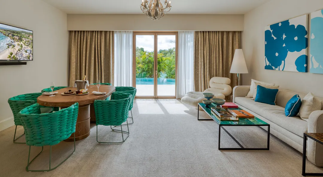 Odysseys Travel - Eden Roc Cap Cana - Two Bedroom Villa - Lounge