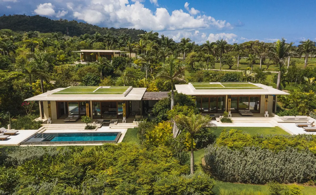 Odysseys Travel - Amanera - Pool and Hill Duo Casita - Aerial View