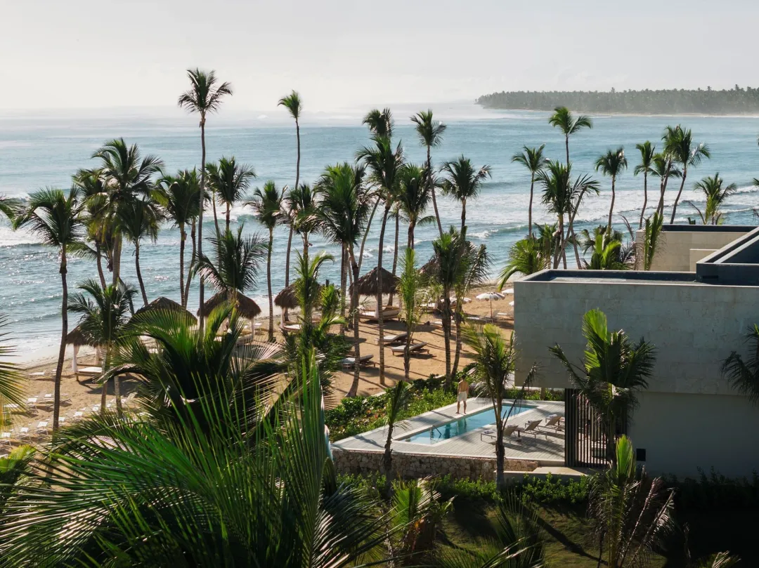 Odysseys Travel - W Punta Cana - Beachfront Aerial