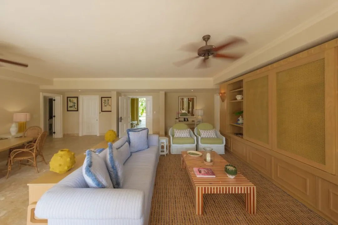 Odysseys Travel - Tortuga Bay Punta Cana - Rooms - Three Bedroom Villa Beach Front - Living room