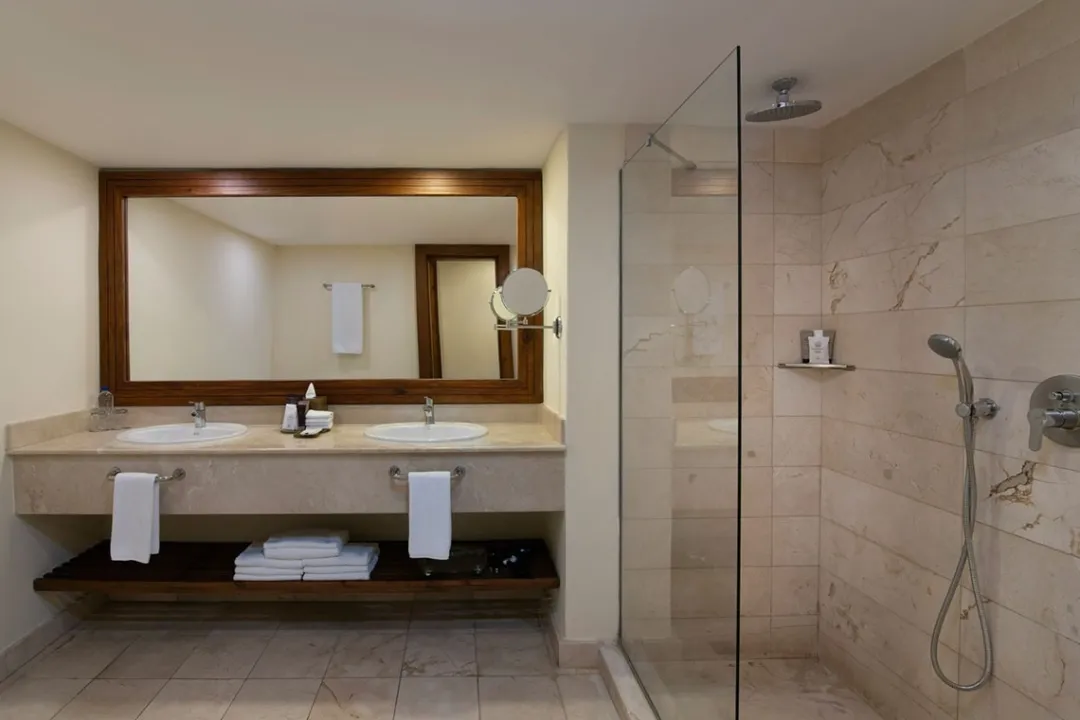 Odysseys Travel - Impressive Premium Punta Cana - Rooms - Junior Suite Premium Ocean View With Jacuzzi - Bathroom