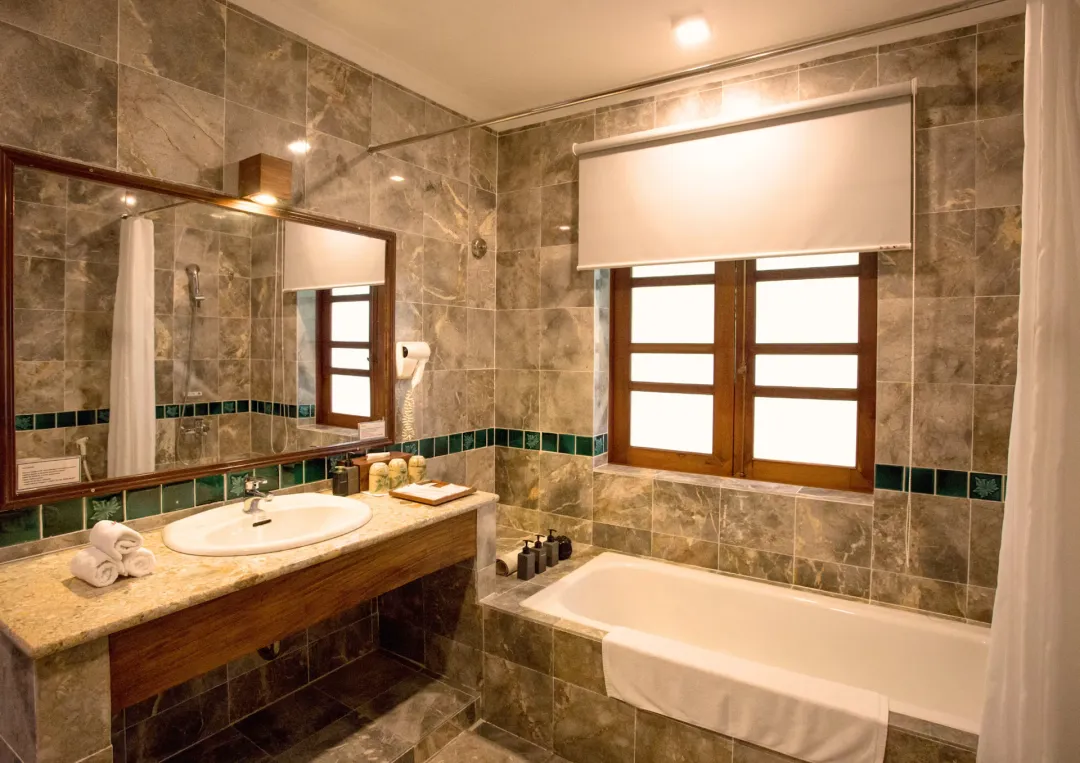 Odysseys Travel - Pilgrimage Village Resort and Spa - Superior Room - Bathroom