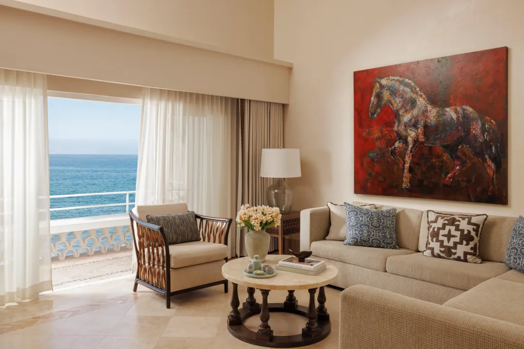 Odysseys Travel - One&Only Palmilla - Oceanfront Suite - Living Area