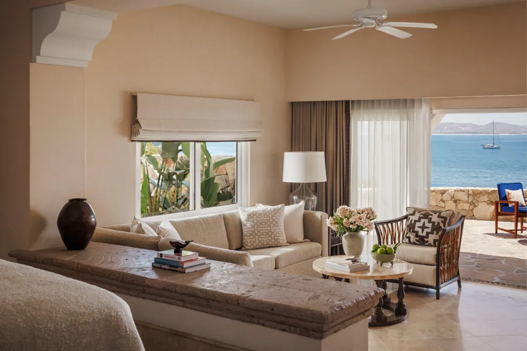 Odysseys Travel - One&Only Palmilla - Oceanfront Premier Suite - Living Area