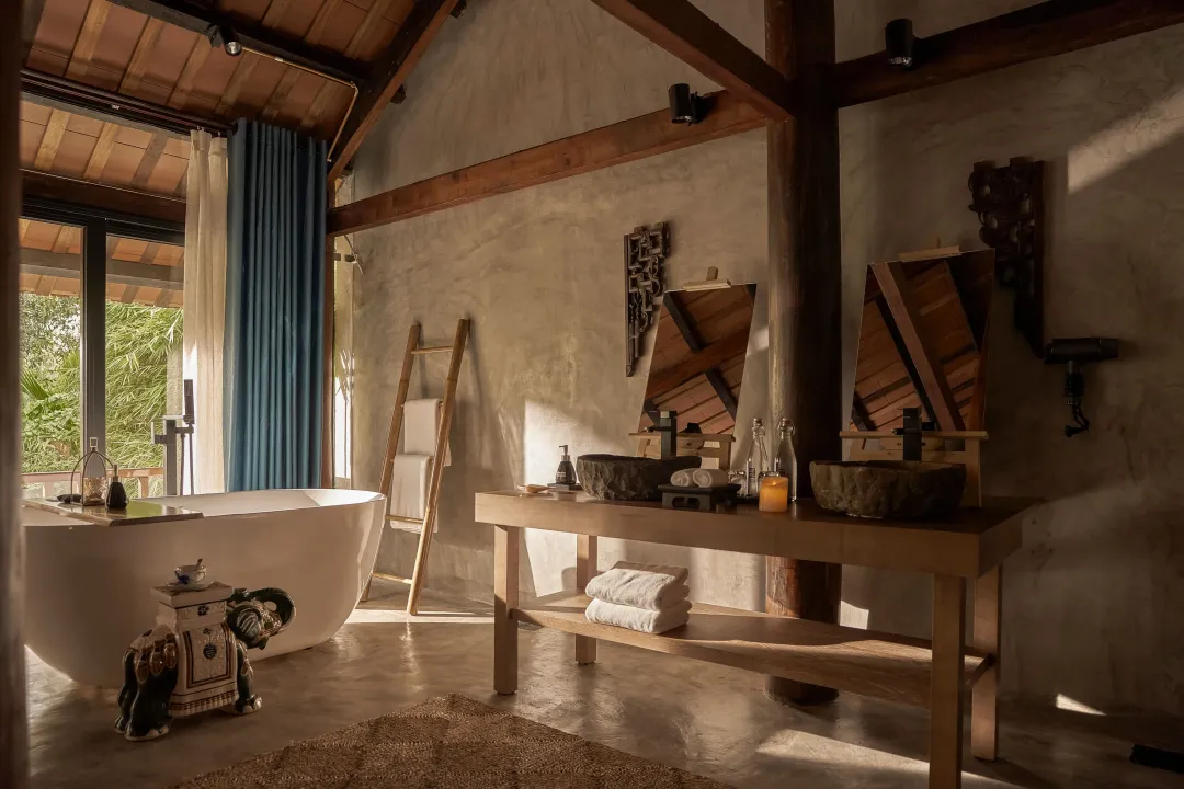 One Bedroom Pool Villa - Bathtub