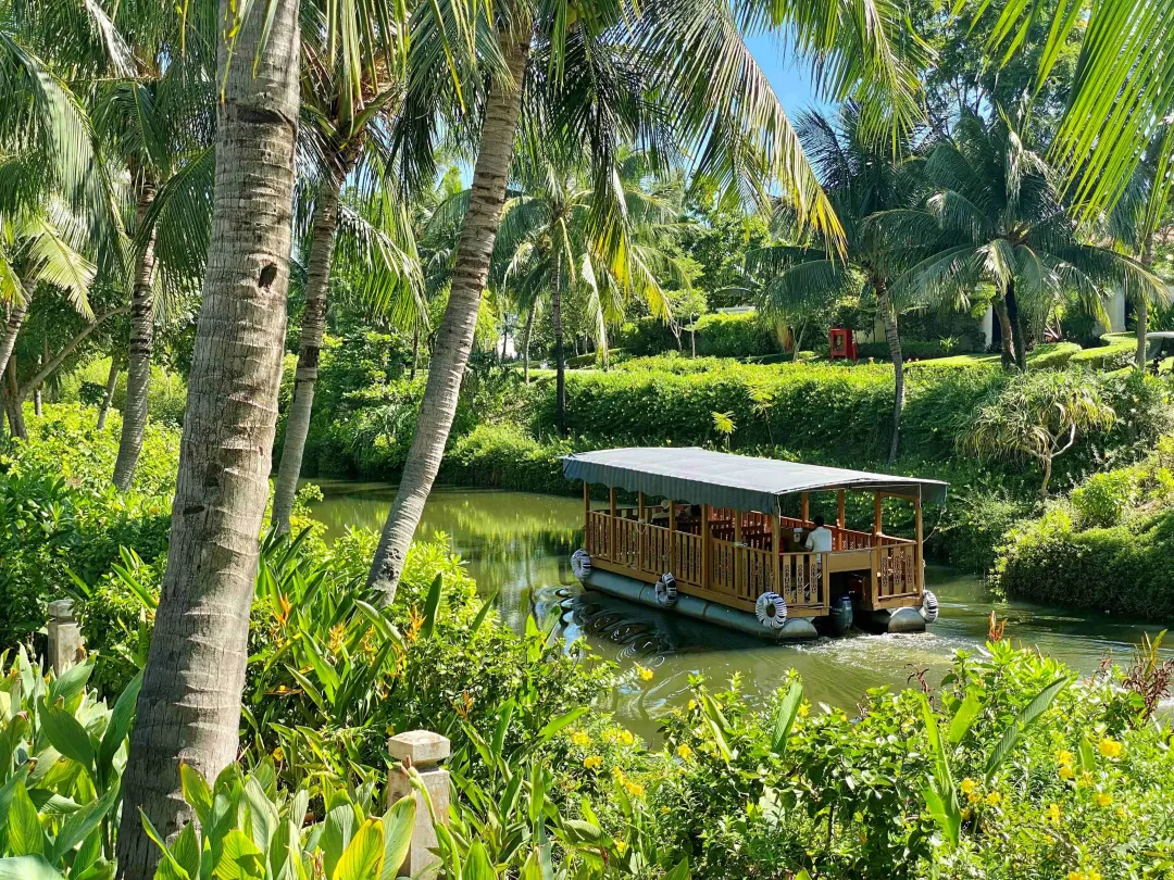 Banyan Tree Lang Co - Shuttle Boat on Canal