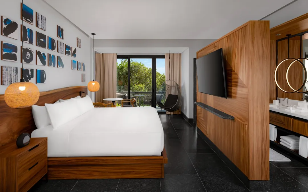 Odysseys Travel - Conrad Tulum Riviera Maya - Ceiba Ocean View with King Bed - Bedroom