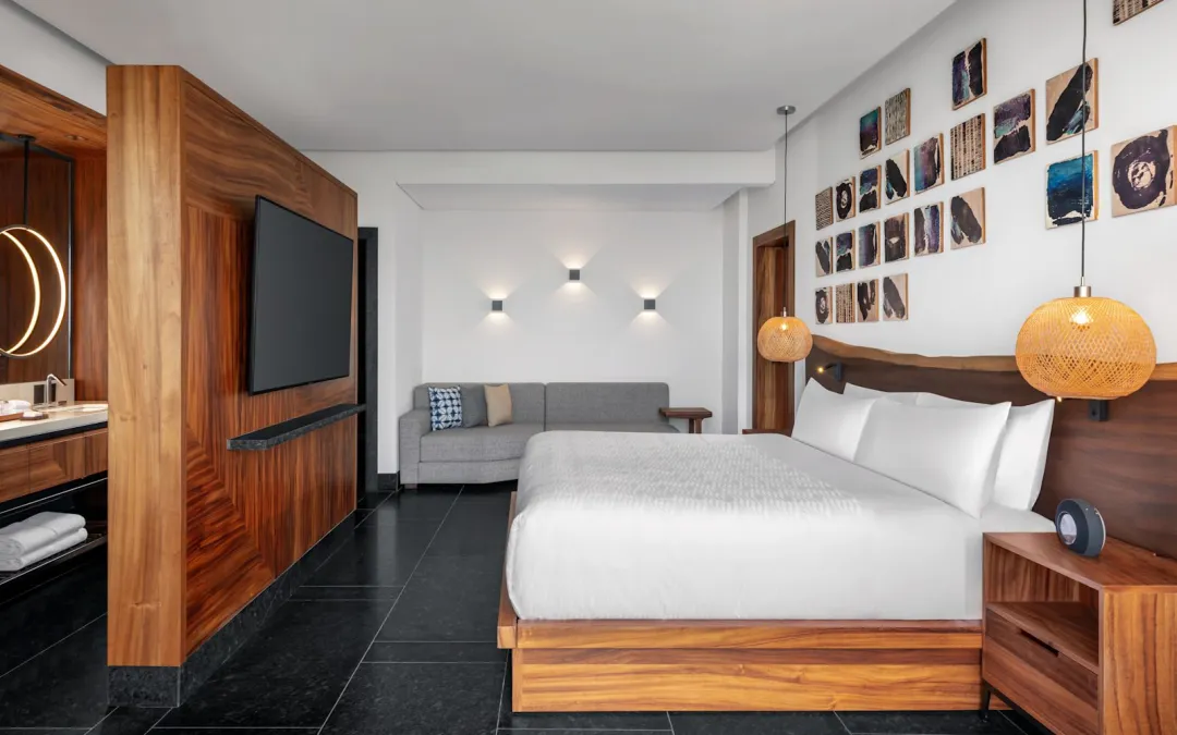 Odysseys Travel - Conrad Tulum Riviera Maya - Ceiba Ocean View Suite King Bed - Bedroom