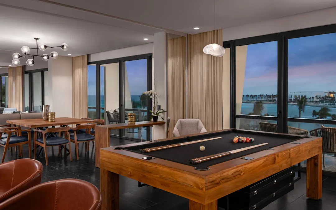 Odysseys Travel - Conrad Tulum Riviera Maya - Ceiba Ocean View Suite King Bed - Lounge Area