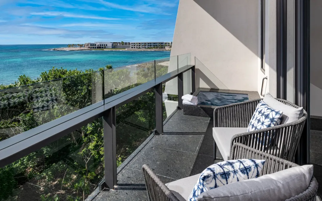 Odysseys Travel - Conrad Tulum Riviera Maya - Ceiba Partial Ocean View Guestroom King Bed - Balcony View