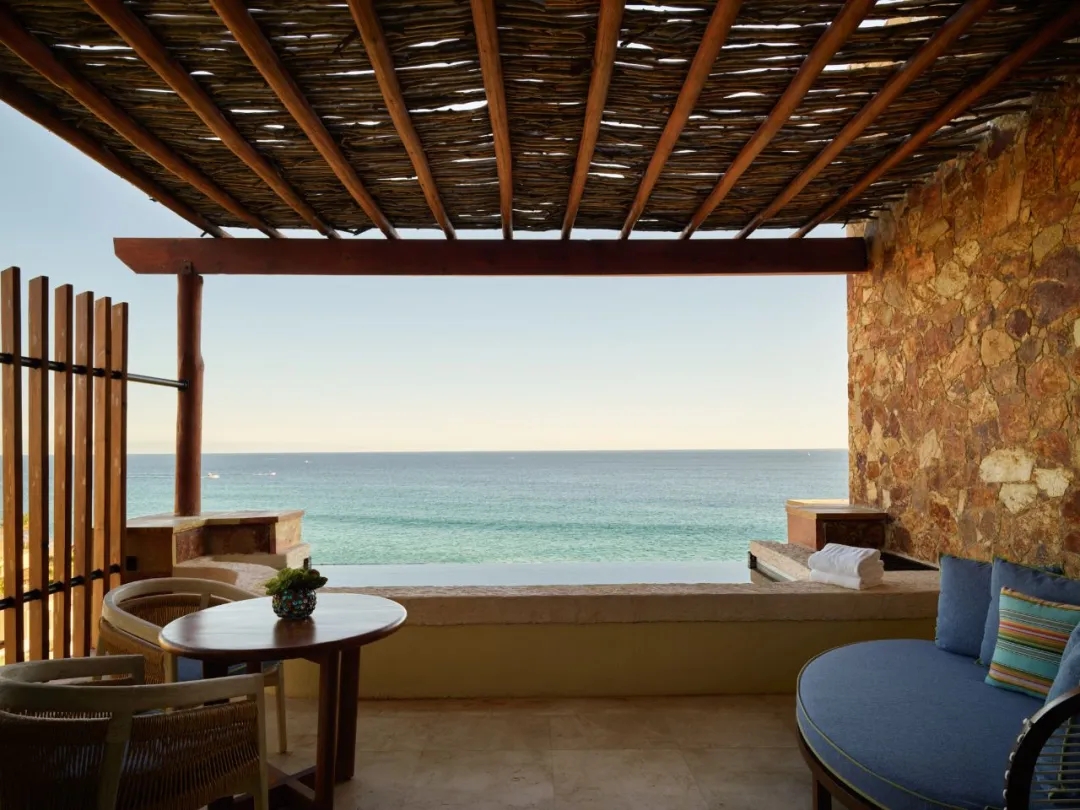 Odysseys Travel - Waldorf Astoria Los Cabos Pedregal - King Ocean View Vista with Plunge Pool - Terrace Seating