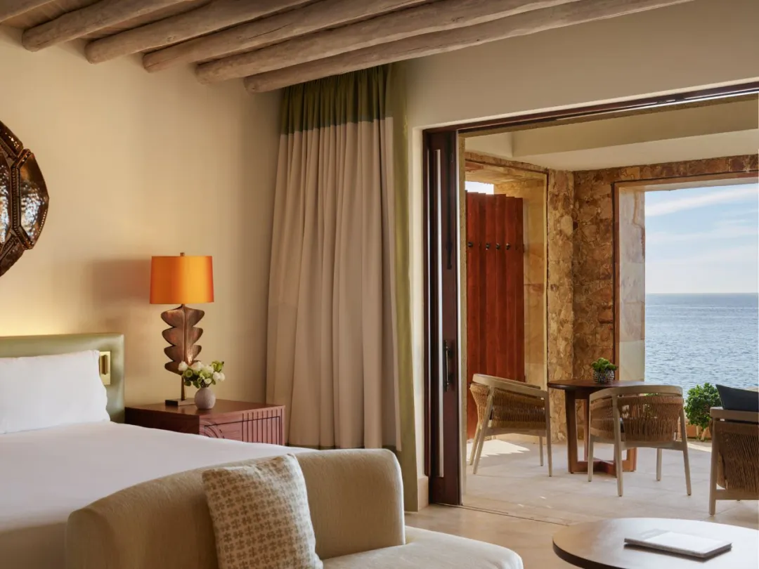 Odysseys Travel - Waldorf Astoria Los Cabos Pedregal - King Junior Suite with Plunge Pool - Bedroom