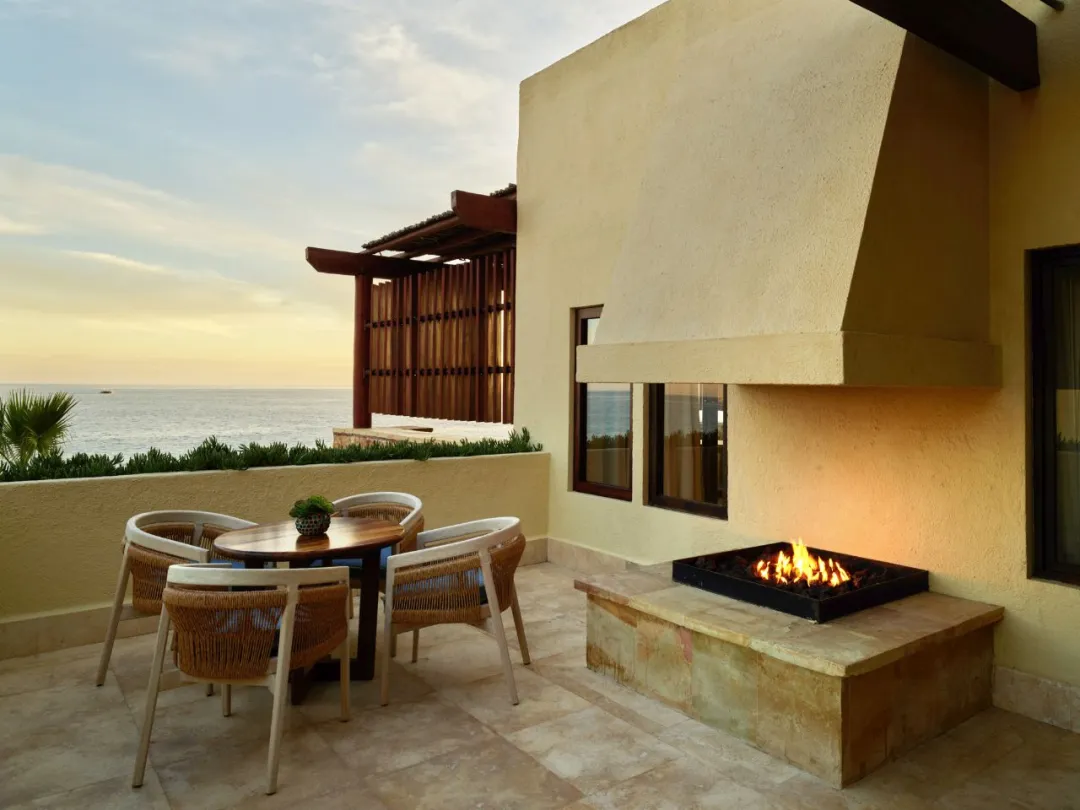 Odysseys Travel - Waldorf Astoria Los Cabos Pedregal - King Vista Junior Suite with Plunge Pool - Fire Pit Terrace
