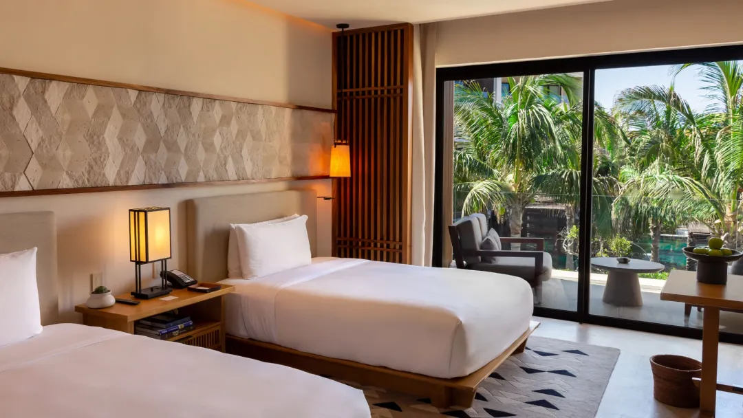Odysseys Travel - Nobu Hotel Los Cabos - Deluxe Room - Bedroom (Two Queen)