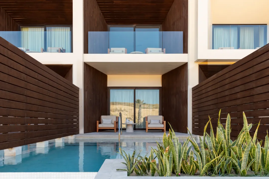 Odysseys Travel - Nobu Hotel Los Cabos - Deluxe King Private Pool - Private Pool