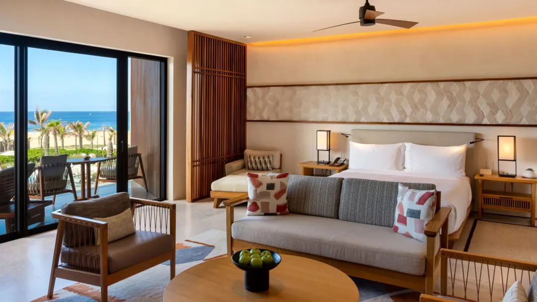 Odysseys Travel - Nobu Hotel Los Cabos - Junior Suite Ocean View - Bedroom