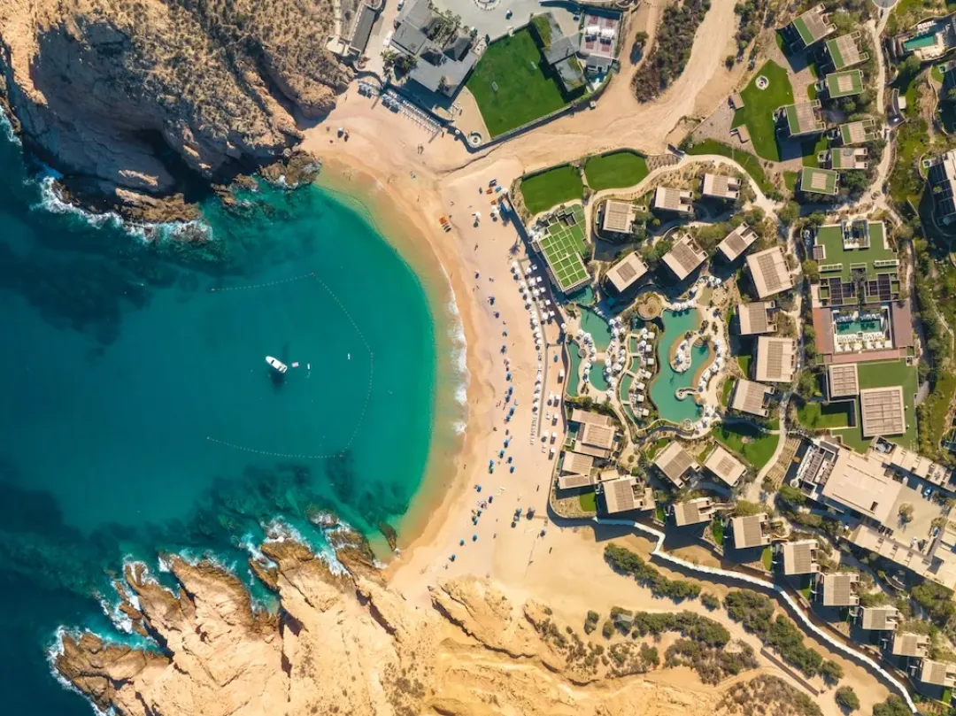 Odysseys Travel - Montage Los Cabos - Resort - Beach Aerial