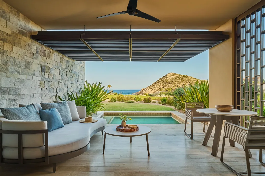 Odysseys Travel - Montage Los Cabos - Deluxe Ocean View King Room with Pool - Pool Terrace