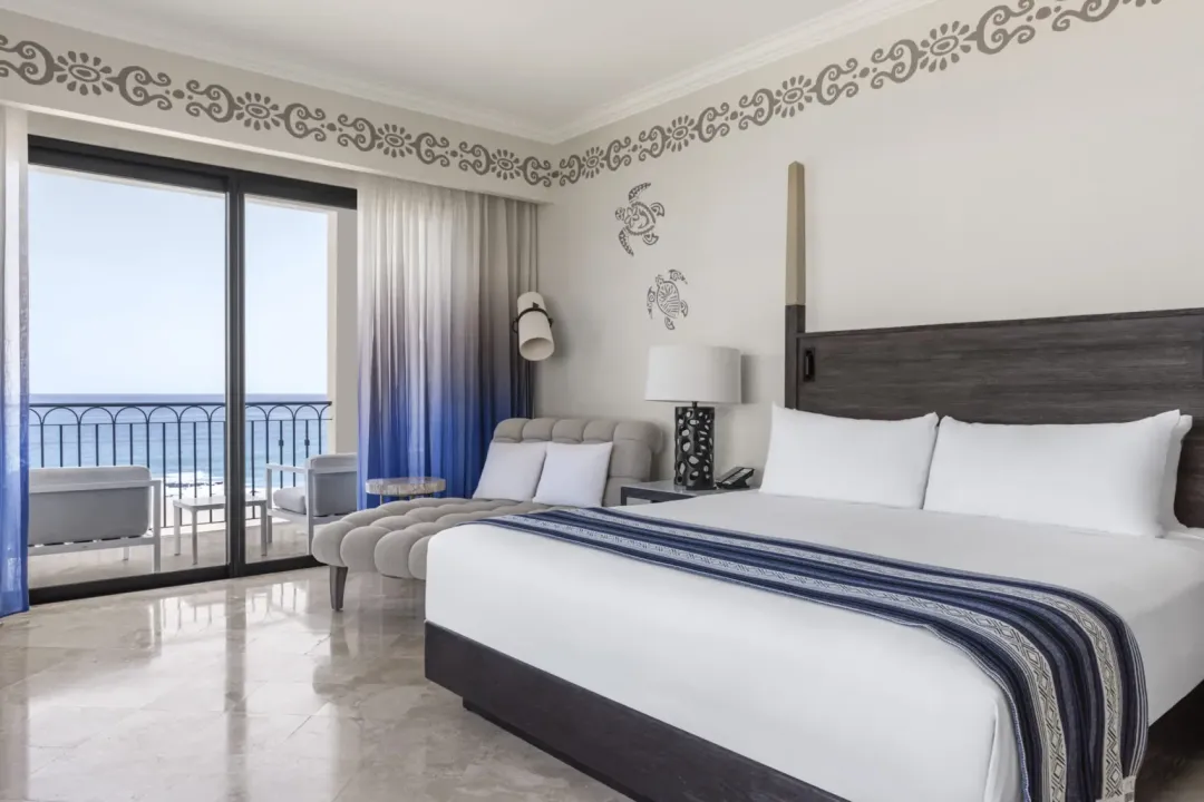 Odysseys Travel - Hilton Los Cabos - Governor Suite One Bedroom Oceanfront - Bedroom