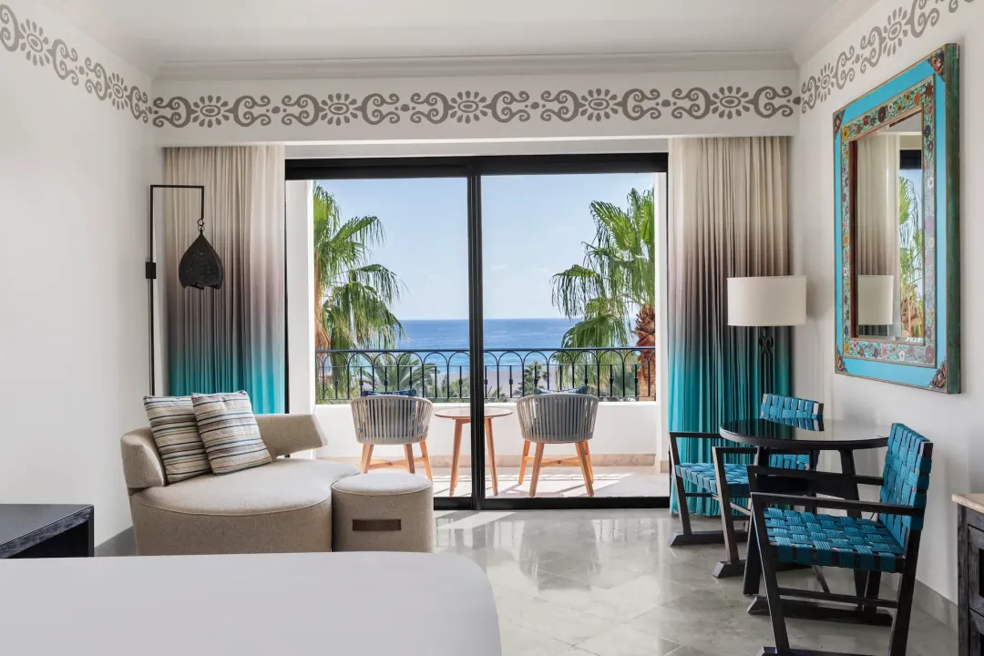 Odysseys Travel - Hilton Los Cabos - Deluxe King Bed Ocean View Balcony - Balcony