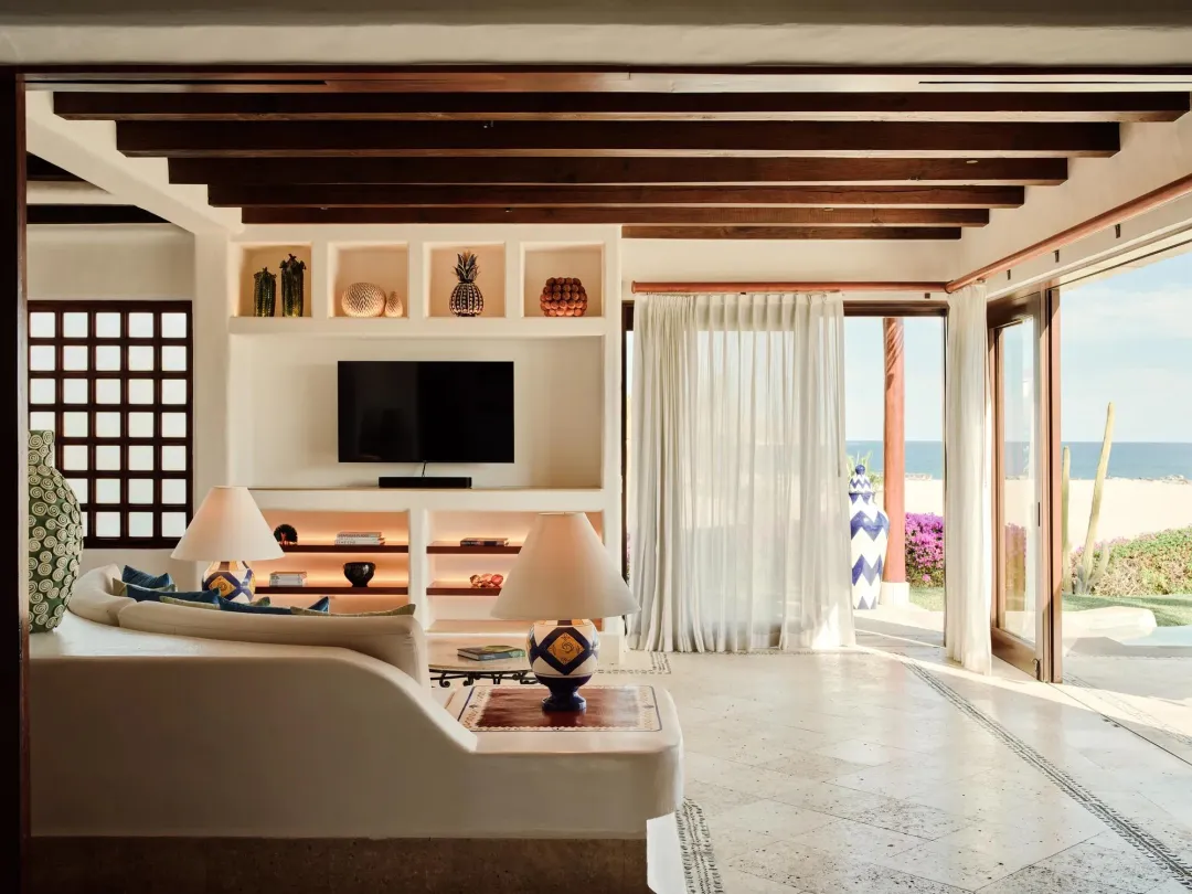 Odysseys Travel - Las Ventanas al Paraiso - One Bedroom Oceanfront Villa - Living Room