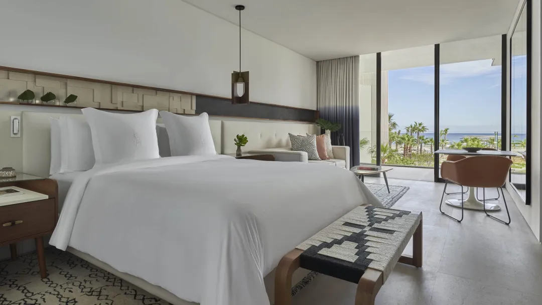 Odysseys Travel - Four Seasons Resort Los Cabos - Ocean-View Room - Bedroom