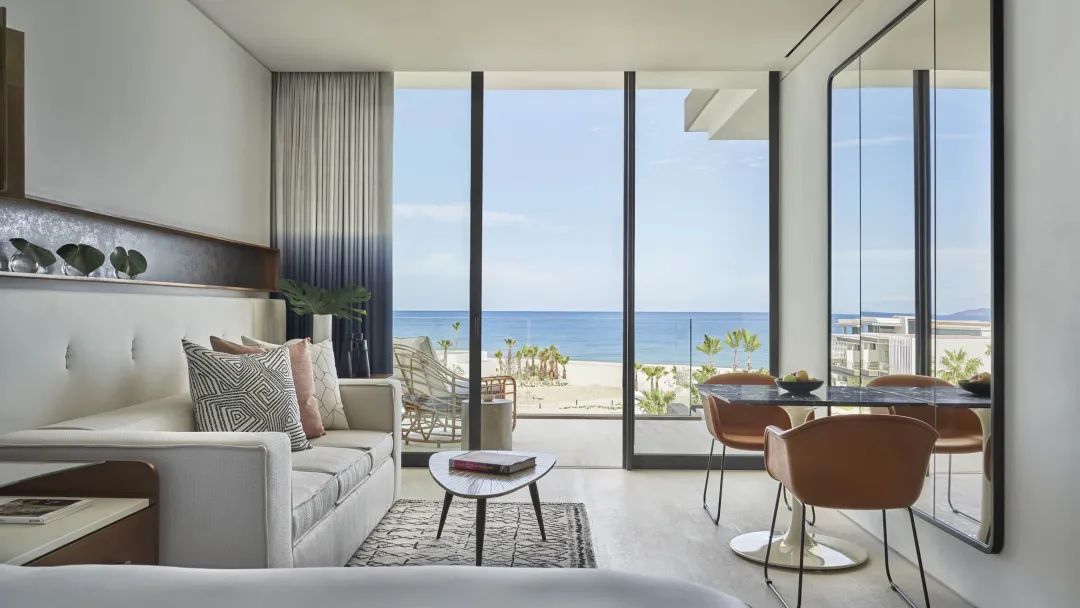 Odysseys Travel - Four Seasons Resort Los Cabos - Prime Ocean-View Room - Living Area