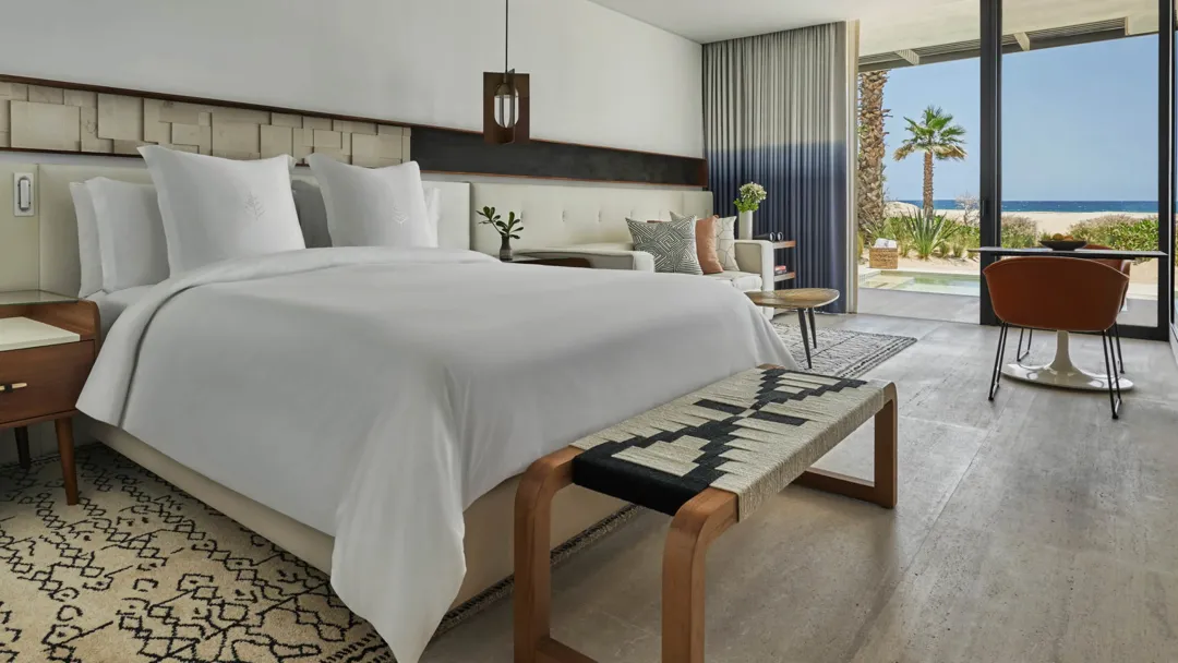 Odysseys Travel - Four Seasons Resort Los Cabos - Oceanfront Room With Plunge Pool - Bedroom