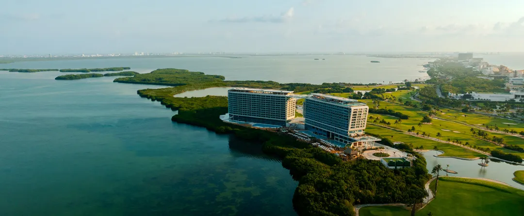 Odysseys Travel - Mondrian Cancun All Inclusive - Aerial View