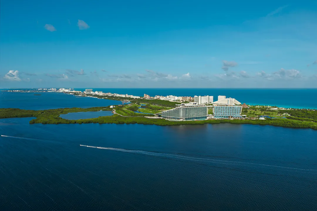Odysseys Travel - Mondrian Cancun All Inclusive - Resort And Lagoon Aerial