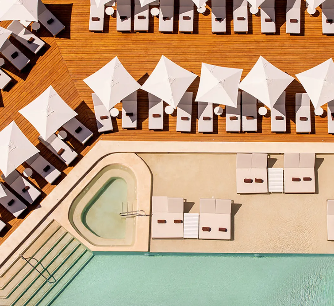 Odysseys Travel - Mondrian Cancun All Inclusive - Pool Cabanas