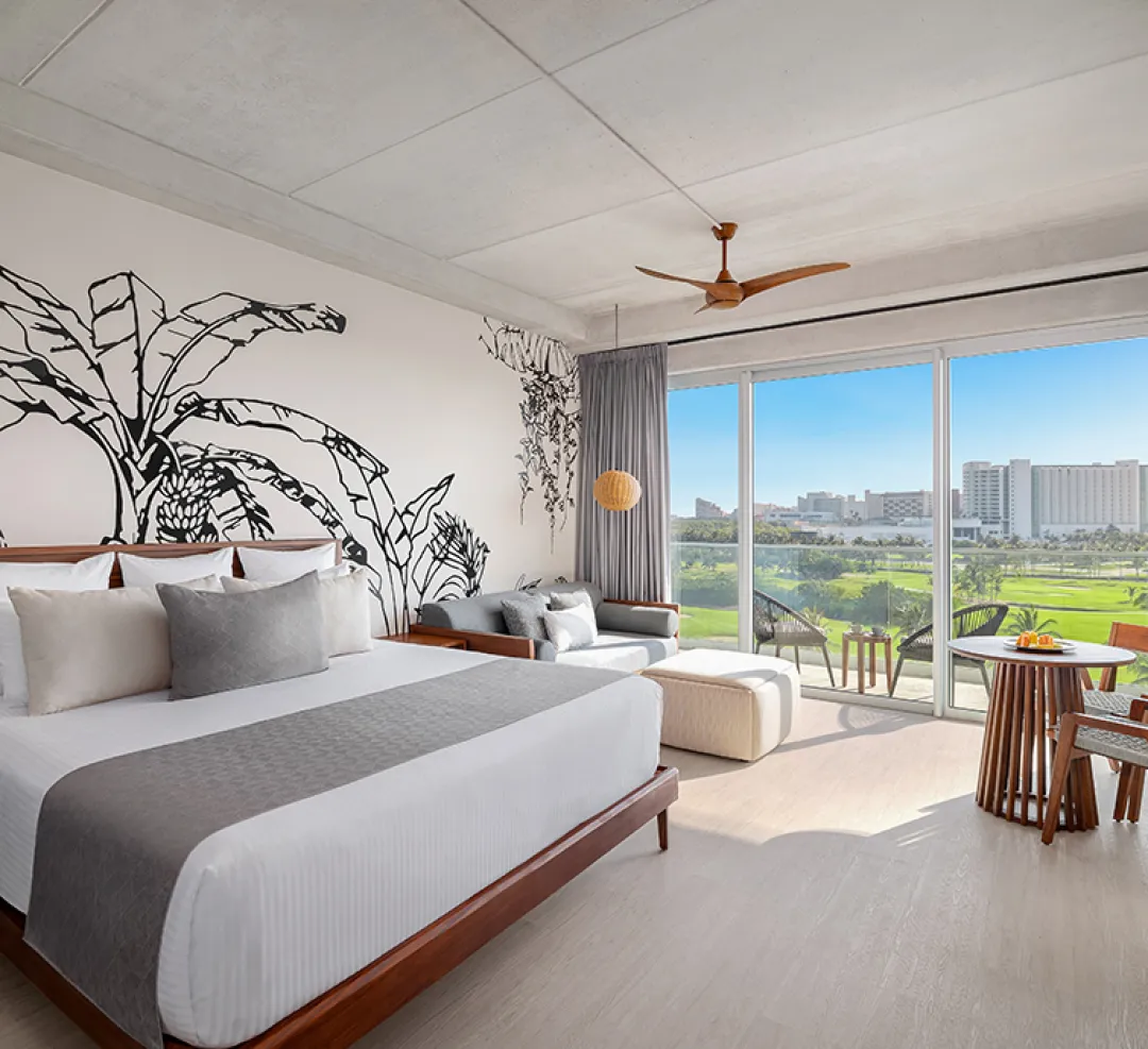 Odysseys Travel - Mondrian Cancun All Inclusive - Signature Coastal King - Bedroom View