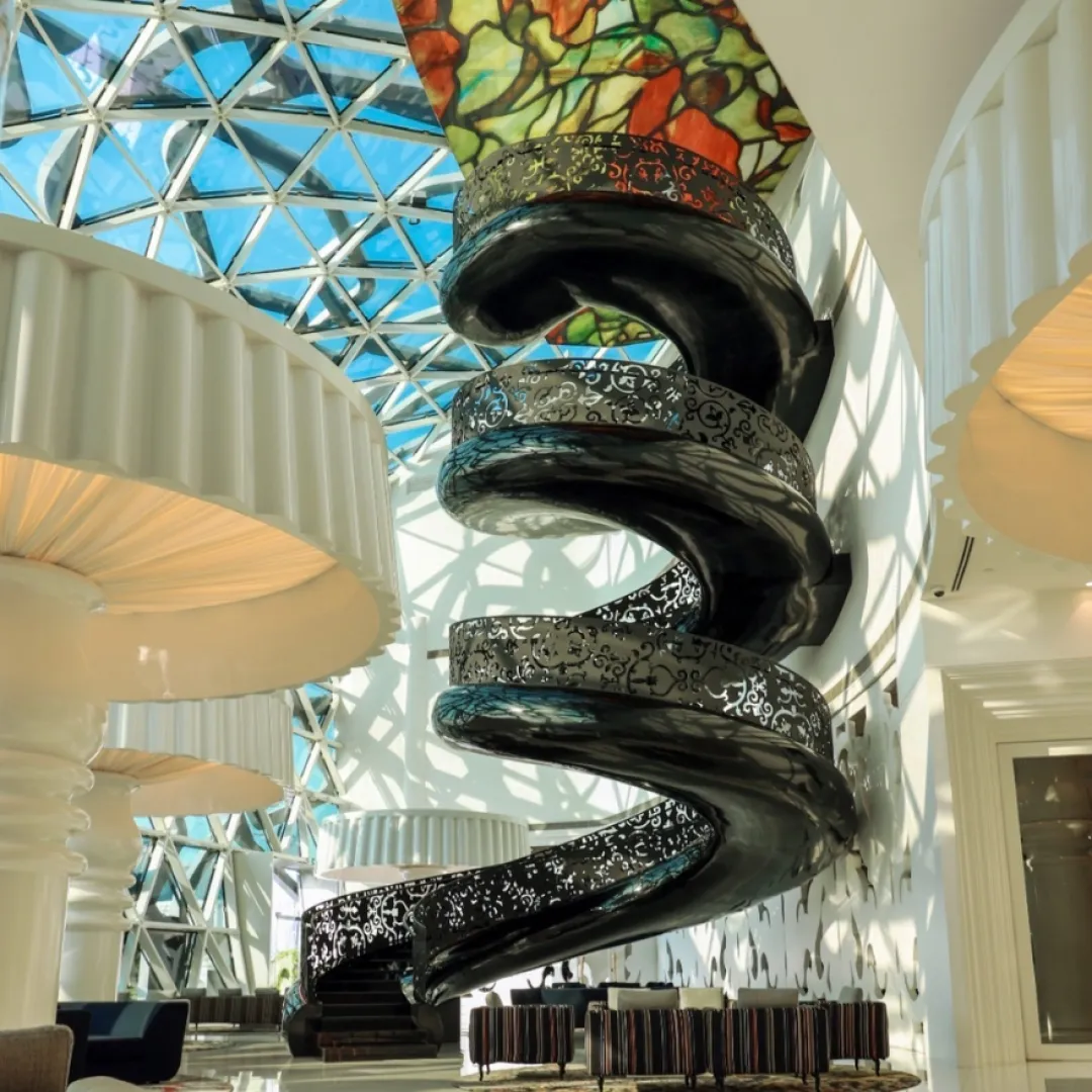 Odysseys Travel - Mondrian Doha - Lobby Sculpture