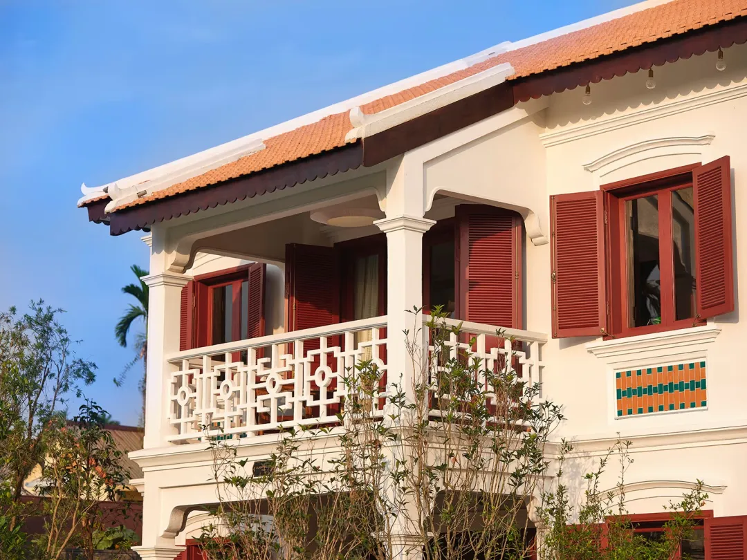 Odysseys Travel - Ancient Hue Garden House - French Villa Exterior