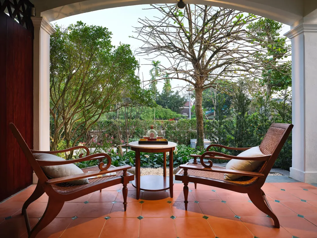 Odysseys Travel - Ancient Hue Garden House - Gustave Eiffel Villa - Terrace