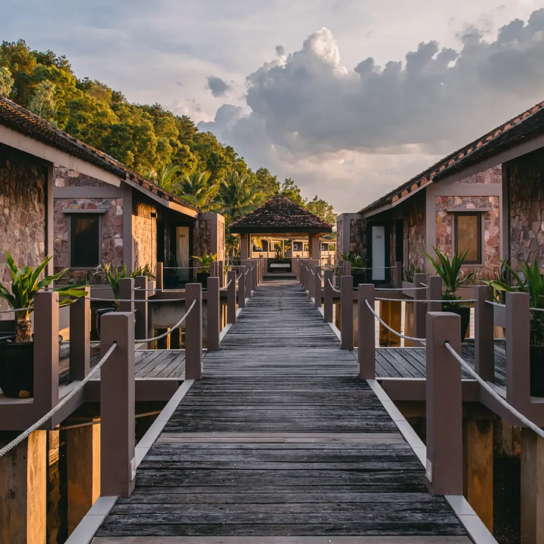 Odysseys Travel - Vedana Lagoon Resort & Spa - Water Villa - Lagoon Setting