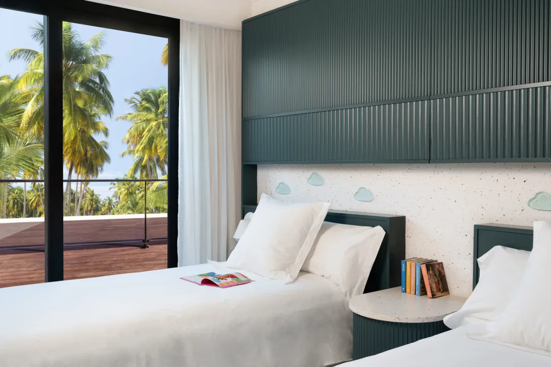 Odysseys Travel - Finest Riviera Cancun - Family Swim-Up Terrace Suite - Kids Bedroom