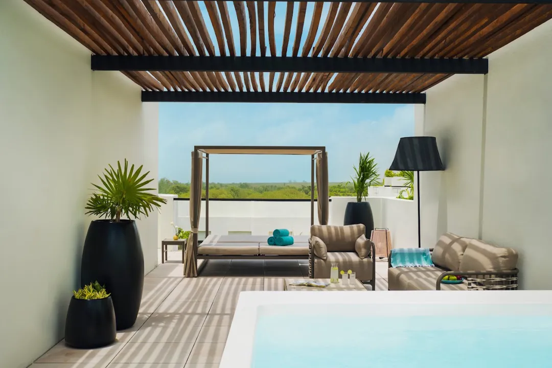 Odysseys Travel - Finest Playa Mujeres - Two-Story Rooftop Terrace Suite w/ Plunge Pool - Rooftop Terrace