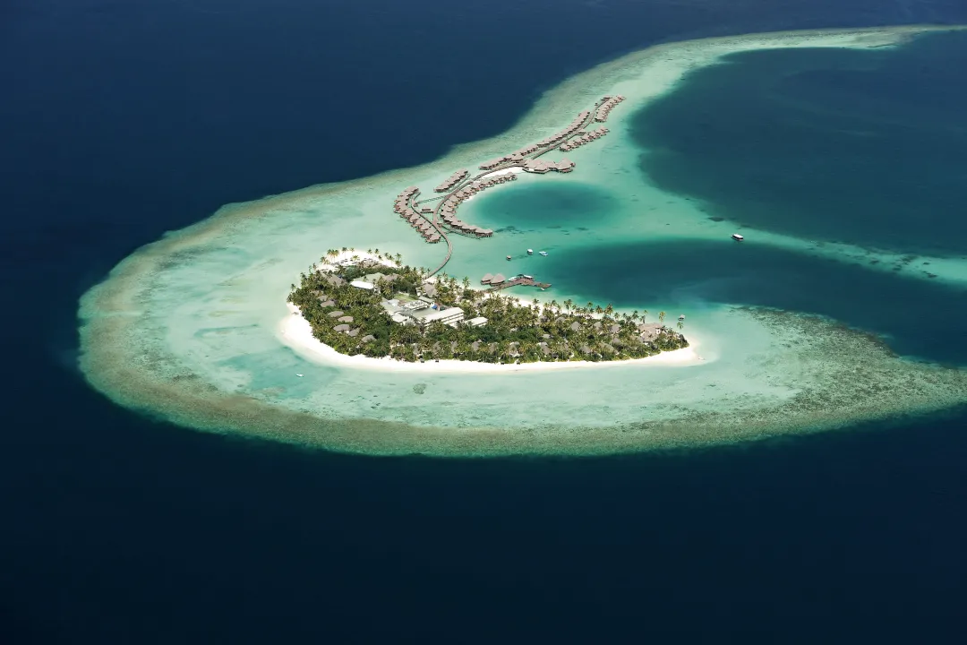 Odysseys Travel - Constance Halaveli Maldives - Aerial View
