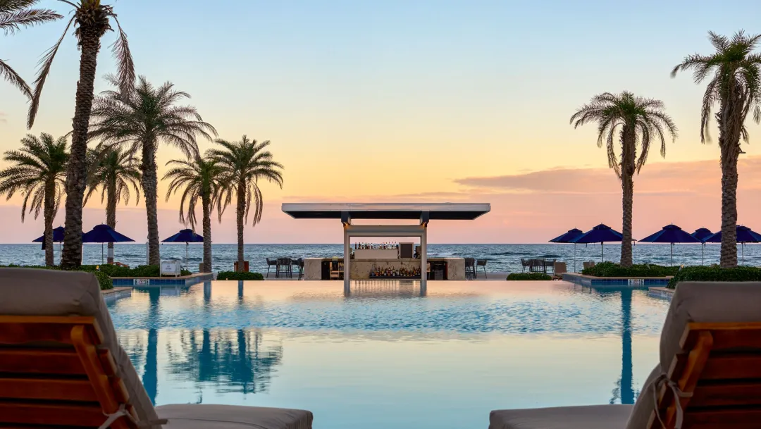 Odysseys Travel - JW Marriott St. Maarten Beach Resort and Spa - Pool at Sunset