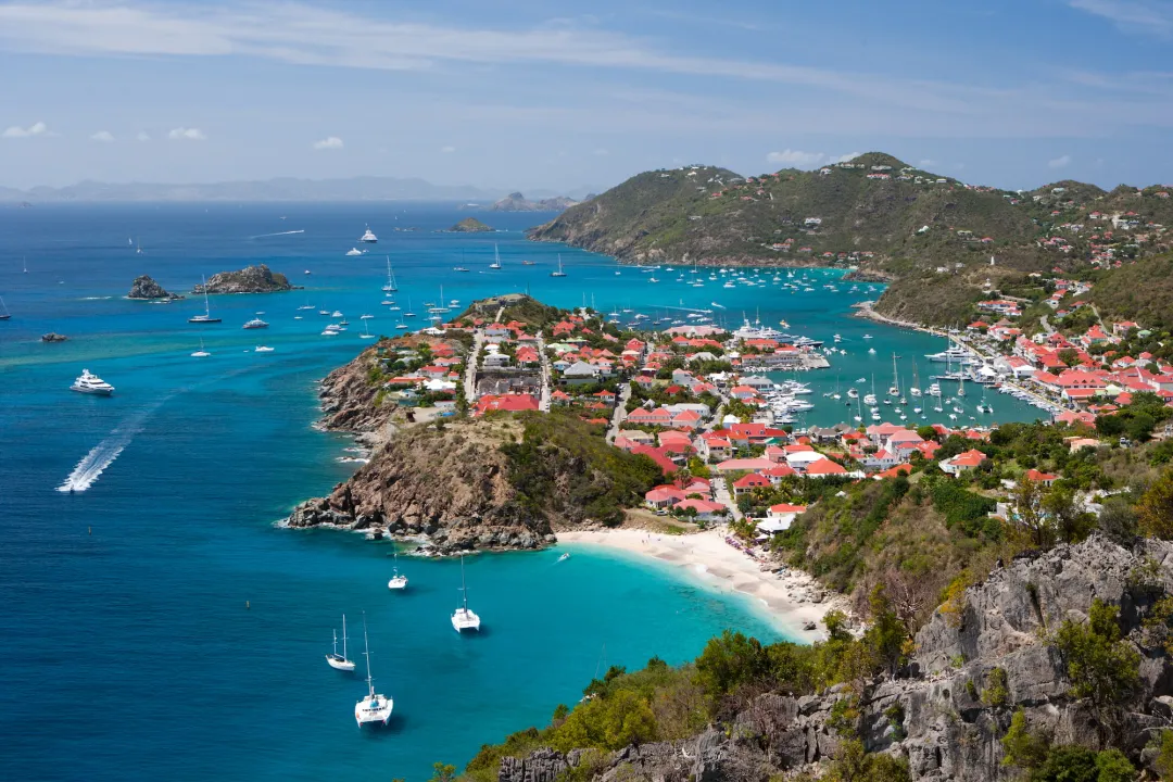 Odysseys Travel - Fouquet's Saint-Barth Hotel - Shell Beach - Aerial View