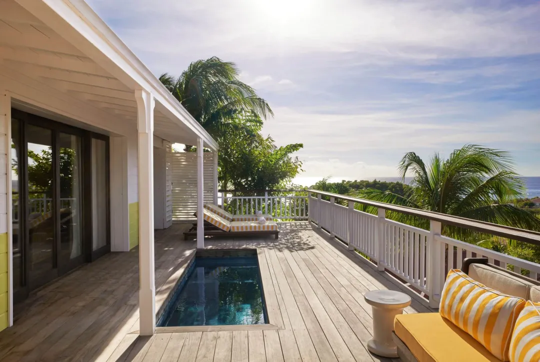 Odysseys Travel - Fouquet's Saint-Barth Hotel - Junior Suite Pool and Seaview - Pool Terrace