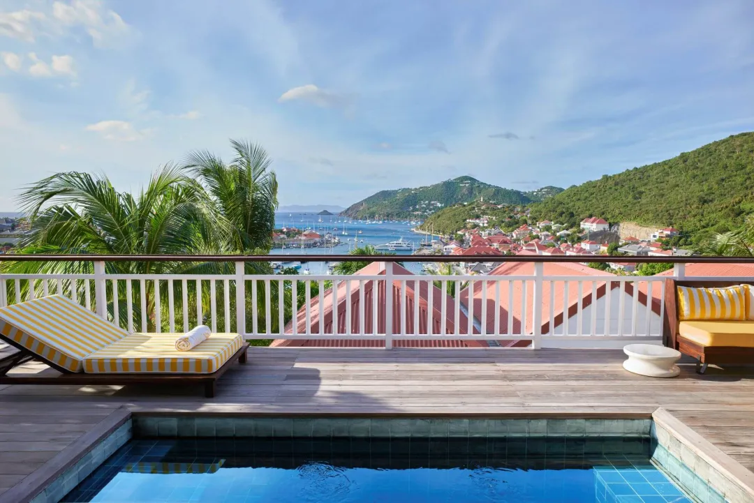 Odysseys Travel - Fouquet's Saint-Barth Hotel - Prestige Suite Pool and Seaview - Pool Terrace