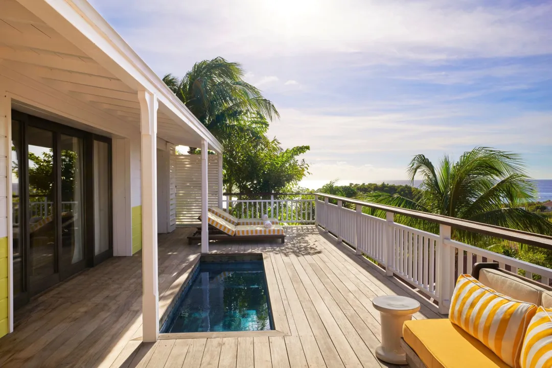 Odysseys Travel - Fouquet's Saint-Barth Hotel - Two Bedroom Deluxe Suite Pool and Seaview - Terrace